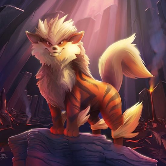 Arcanine-kleurplaat-gratis-6