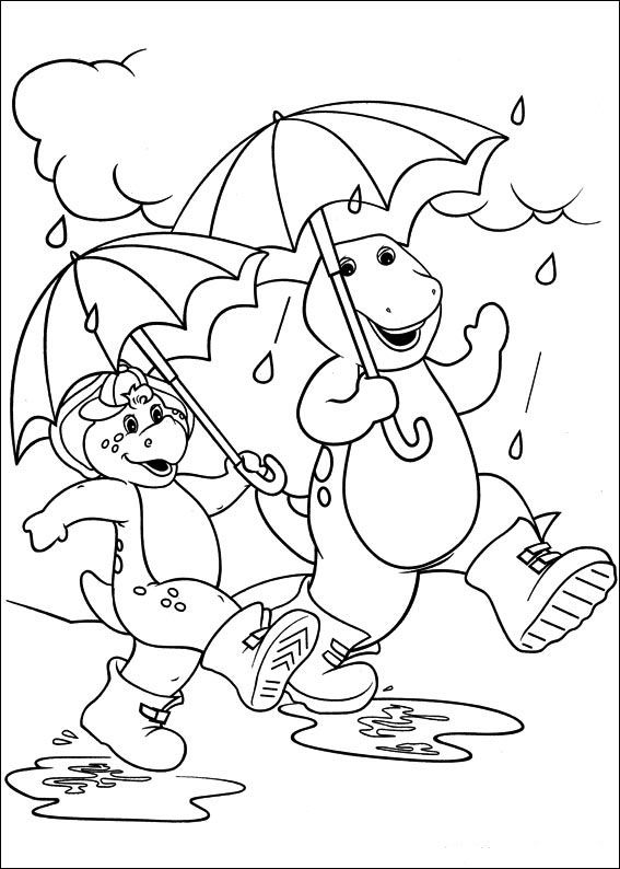 Barney-kleurplaat-gratis-14