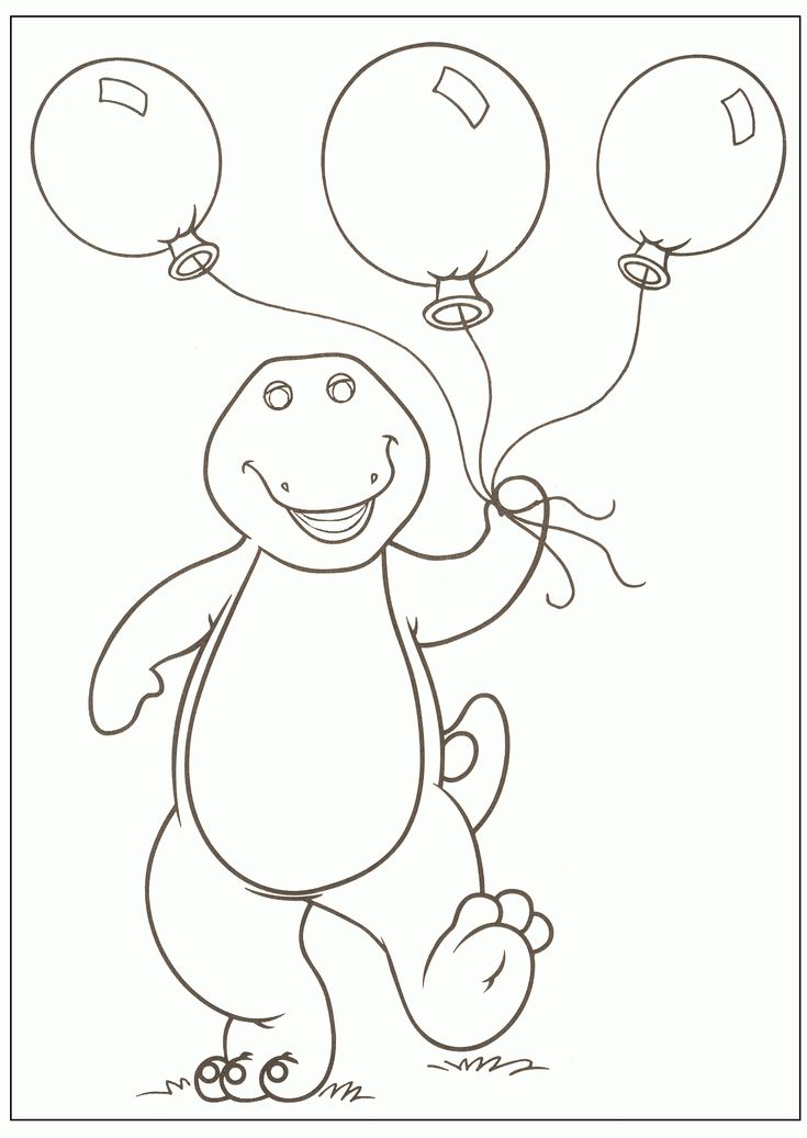 Barney-kleurplaat-gratis-8