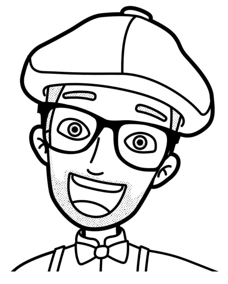 Blippi-kleurplaat-gratis-12