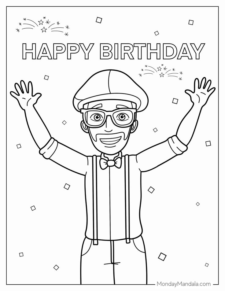Blippi-kleurplaat-gratis-13
