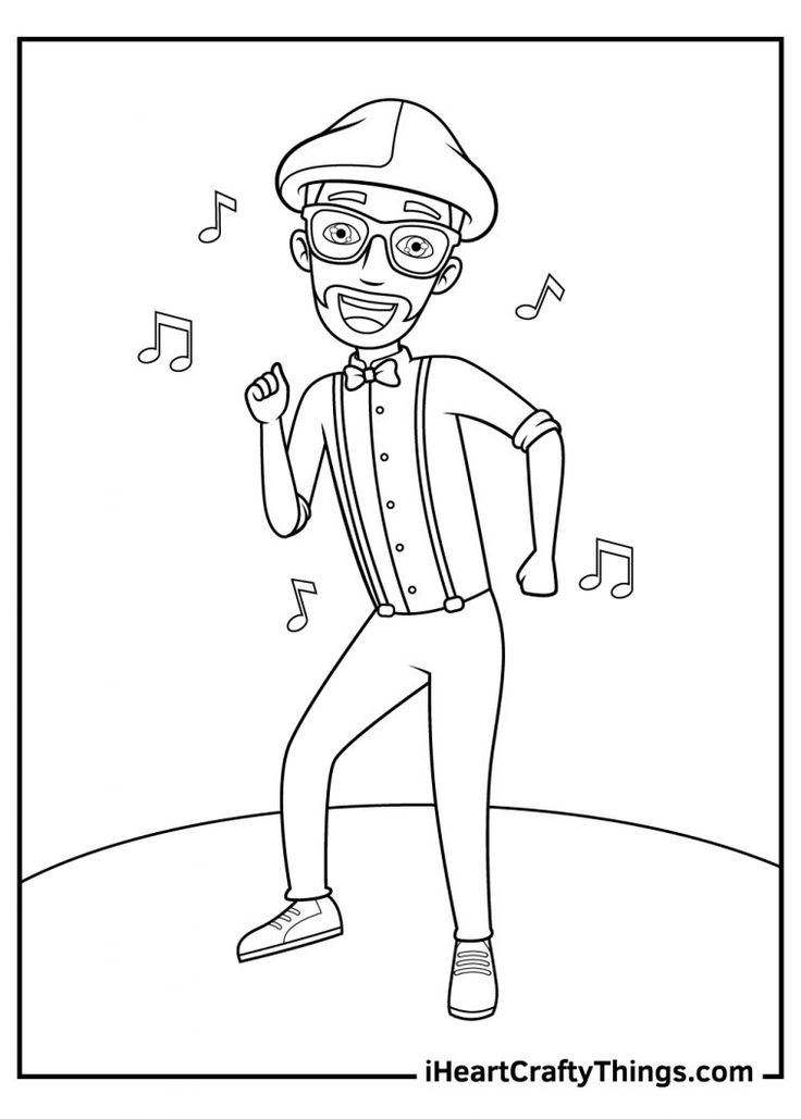 Blippi-kleurplaat-gratis-9
