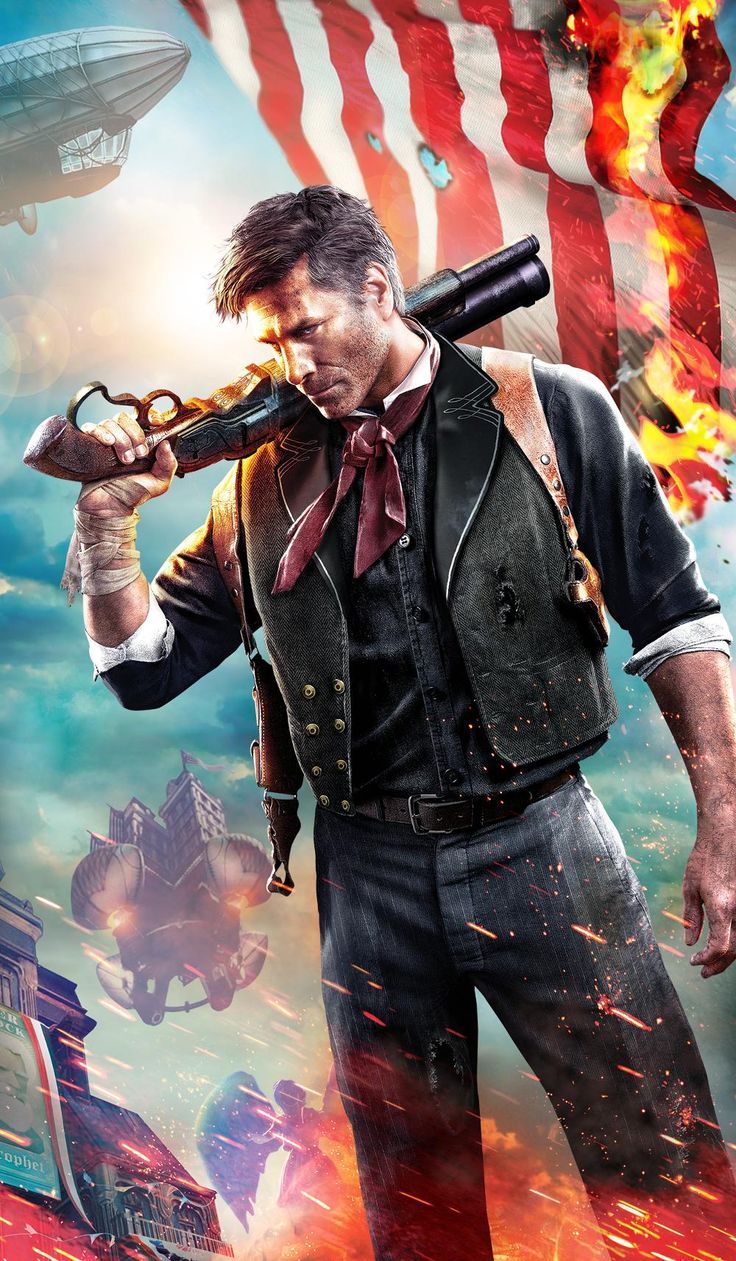 Booker DeWitt-kleurplaat-gratis-1