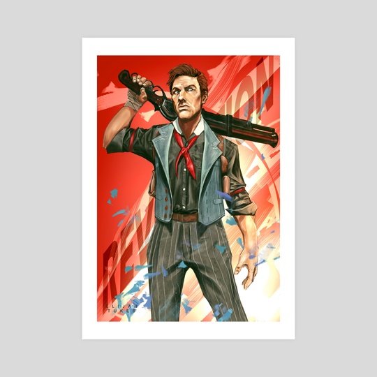 Booker DeWitt-kleurplaat-gratis-15