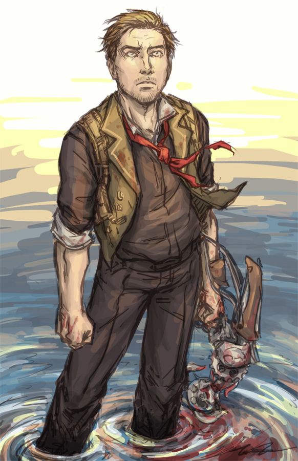 Booker DeWitt-kleurplaat-gratis-9