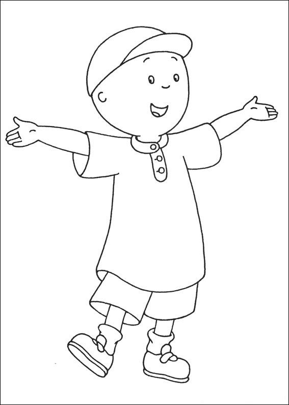 Caillou-kleurplaat-gratis-1