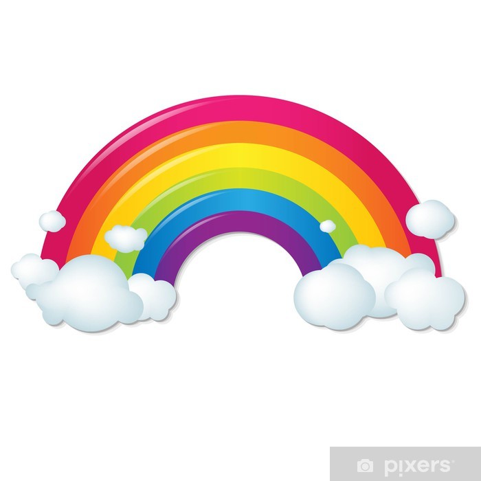 Cijfers met regenbogen en wolken om in te kleuren-kleurplaat-gratis-2