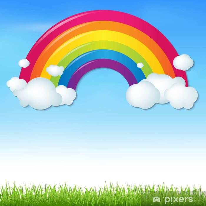 Cijfers met regenbogen en wolken om in te kleuren-kleurplaat-gratis-5