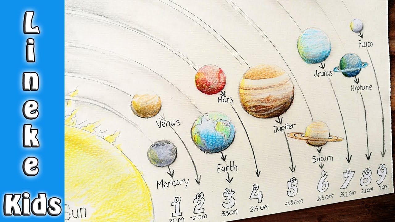 Cijfers met ruimte en planeten om in te kleuren-kleurplaat-gratis-13