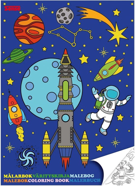 Cijfers met ruimte en planeten om in te kleuren-kleurplaat-gratis-7