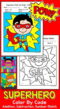 Cijfers met superhelden-thema om in te kleuren-kleurplaat-gratis-13