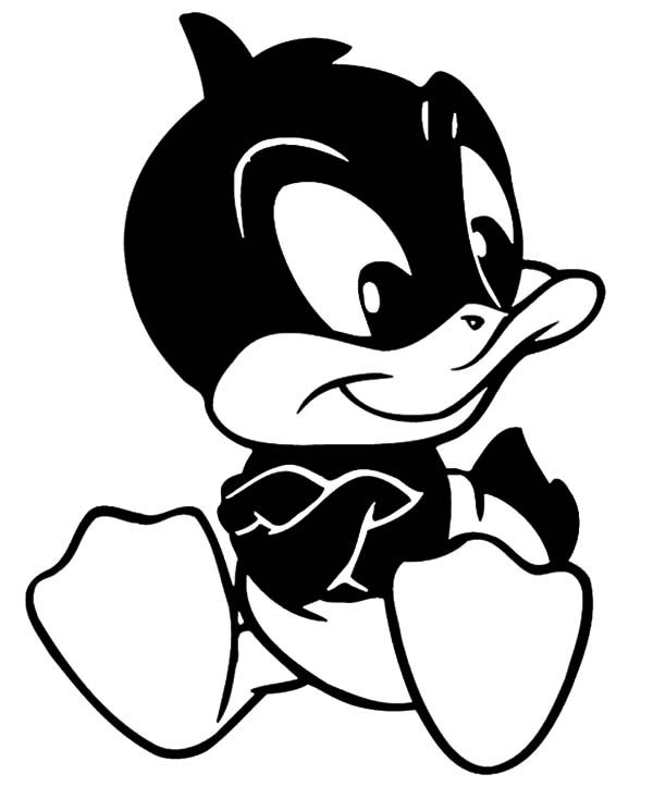 Daffy Duck-kleurplaat-gratis-10