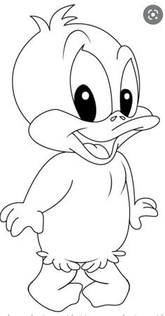 Daffy Duck-kleurplaat-gratis-7