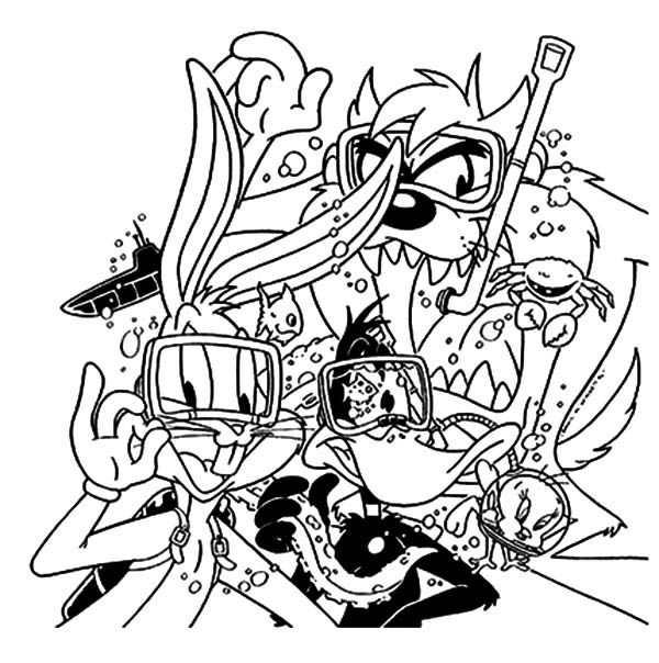 Daffy Duck-kleurplaat-gratis-9
