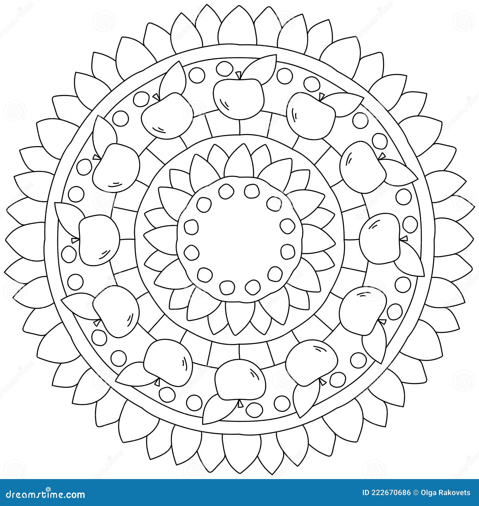 Eenvoudige mandalas voor kinderen-kleurplaat-gratis-10