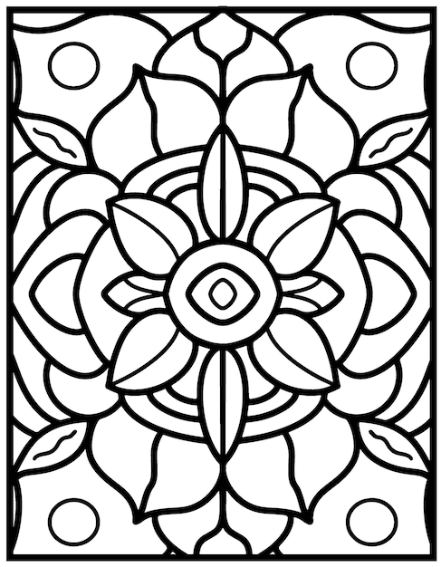 Eenvoudige mandalas voor kinderen-kleurplaat-gratis-11