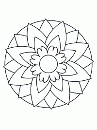 Eenvoudige mandalas voor kinderen-kleurplaat-gratis-6