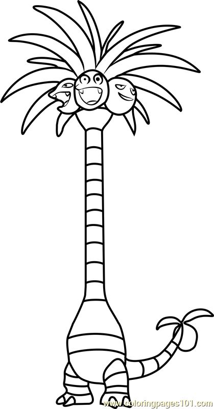 Exeggutor-kleurplaat-gratis-1