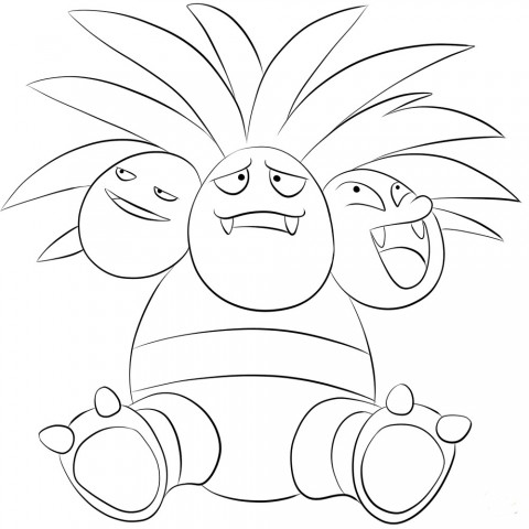 Exeggutor-kleurplaat-gratis-11