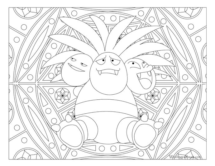 Exeggutor-kleurplaat-gratis-6