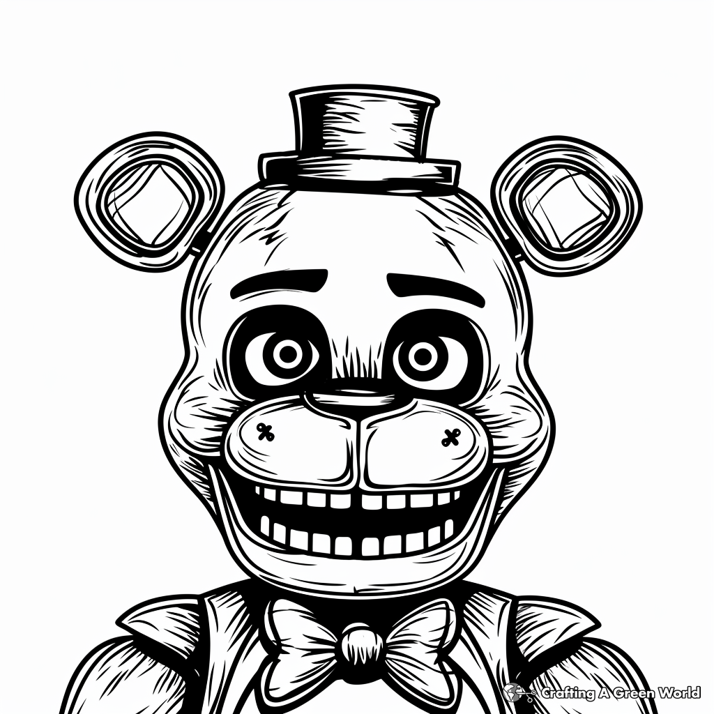 Freddy Fazbear-kleurplaat-gratis-11