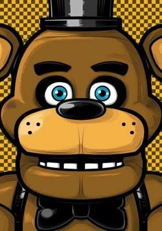 Freddy Fazbear-kleurplaat-gratis-14
