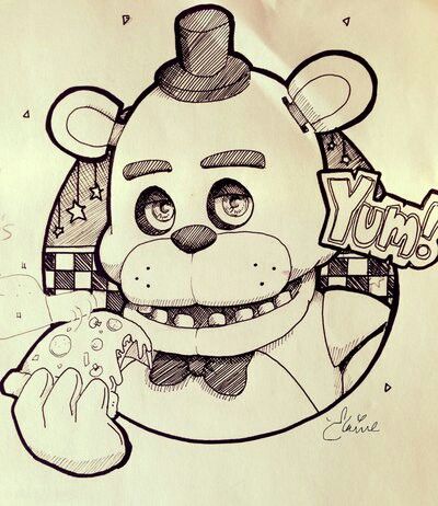 Freddy Fazbear-kleurplaat-gratis-15
