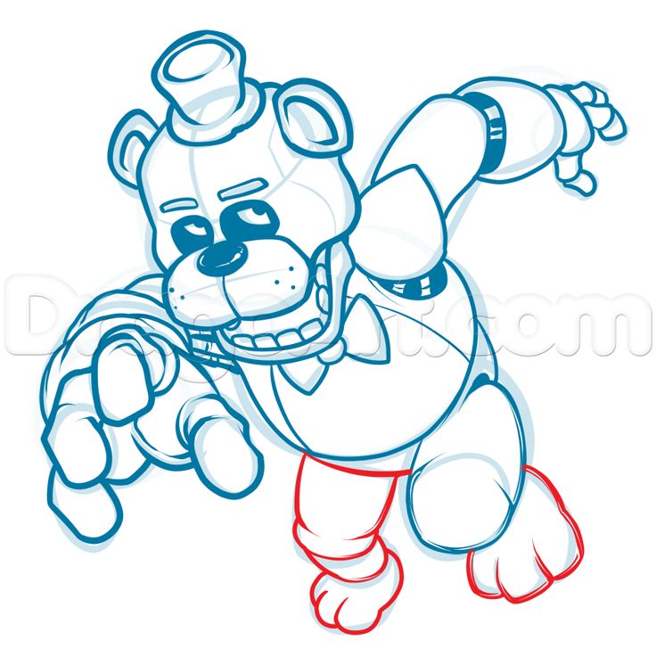 Freddy Fazbear-kleurplaat-gratis-5