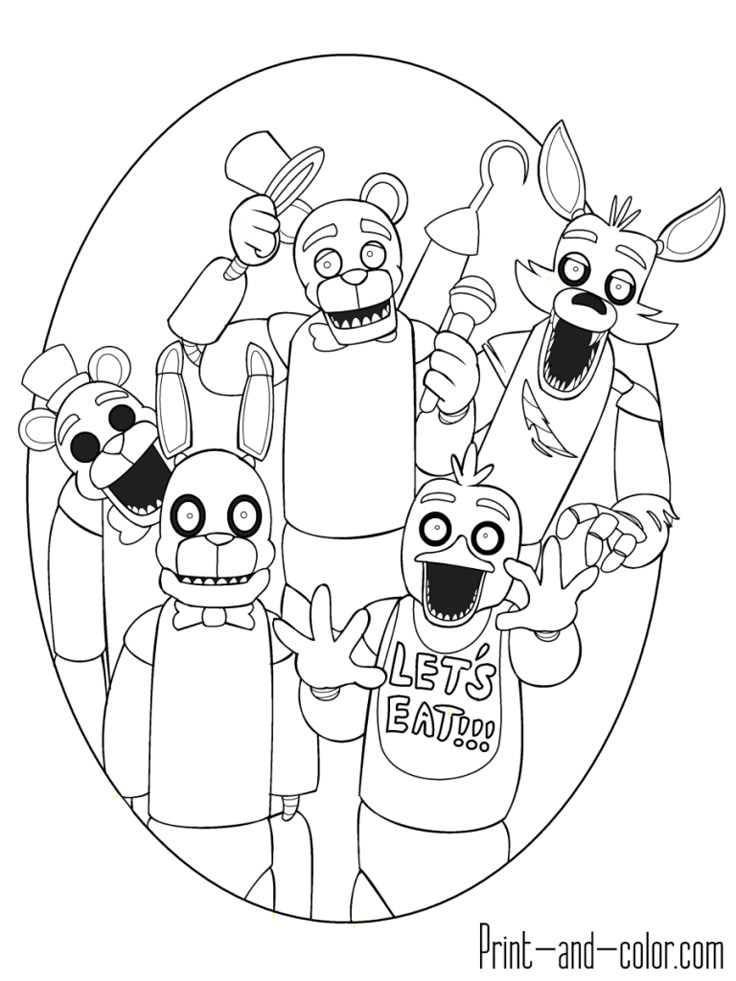 Freddy Fazbear-kleurplaat-gratis-6