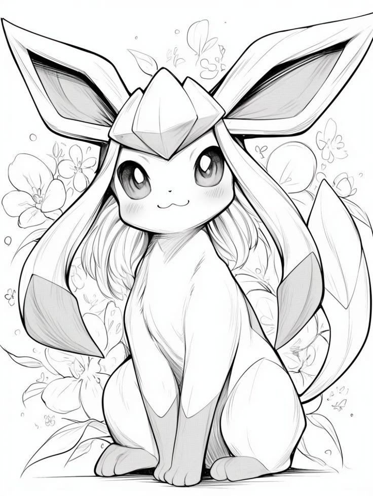 Glaceon-kleurplaat-gratis-2