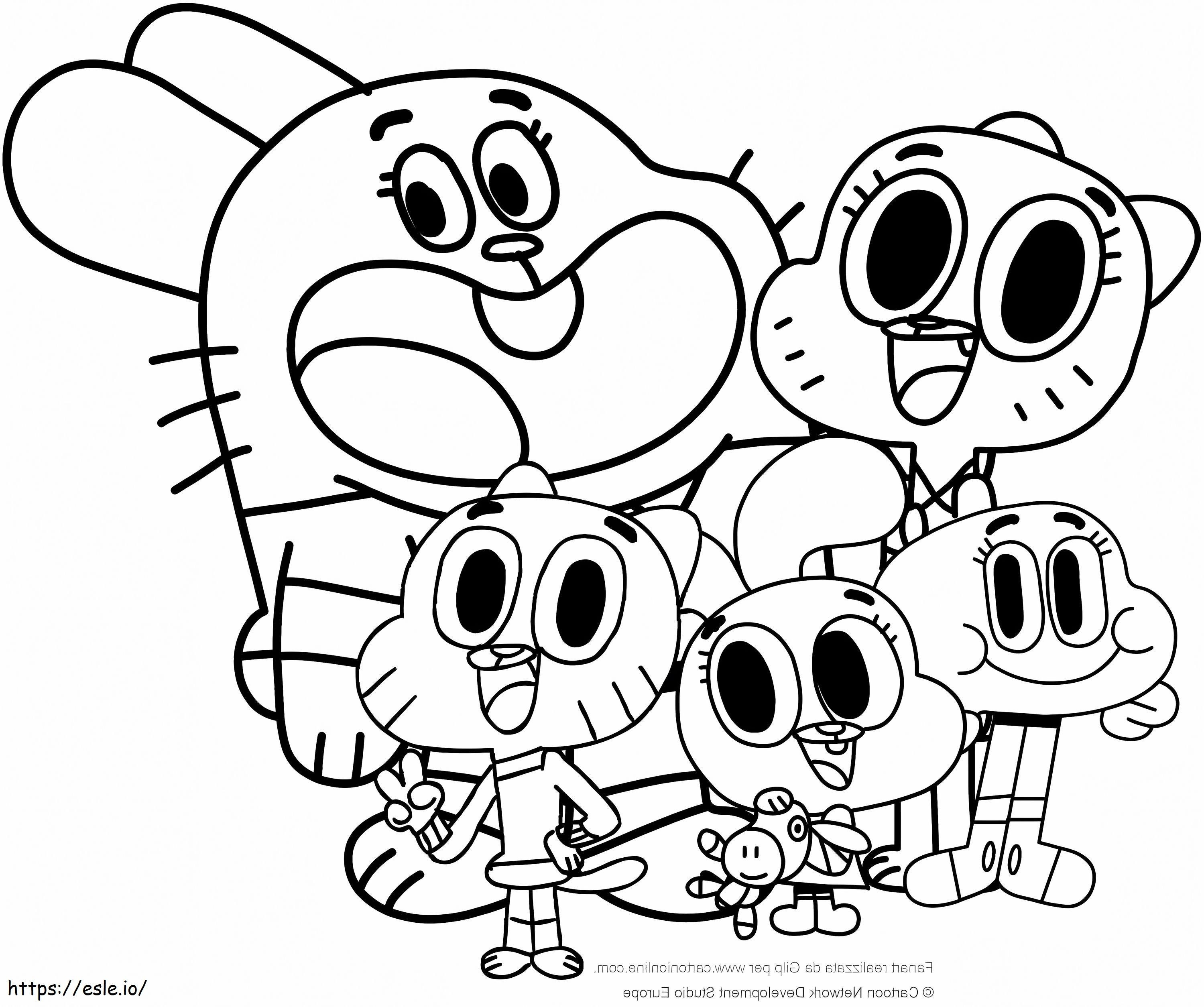 Gumball Watterson-kleurplaat-gratis-15