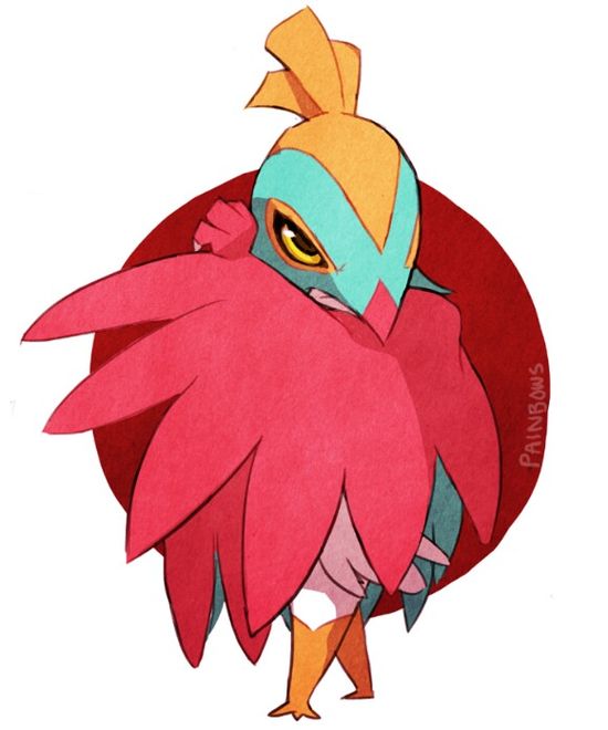 Hawlucha-kleurplaat-gratis-10