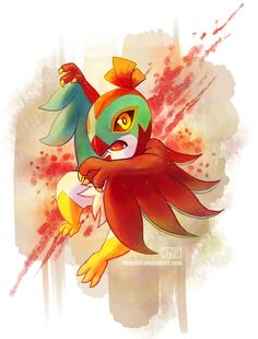 Hawlucha-kleurplaat-gratis-7