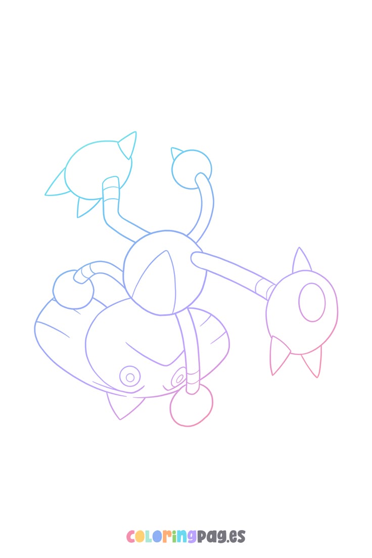 Hitmontop-kleurplaat-gratis-2