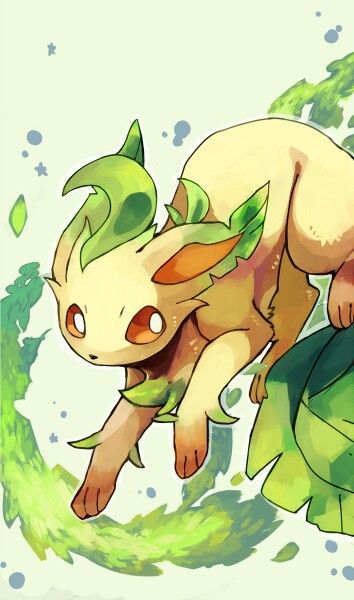 Leafeon-kleurplaat-gratis-11
