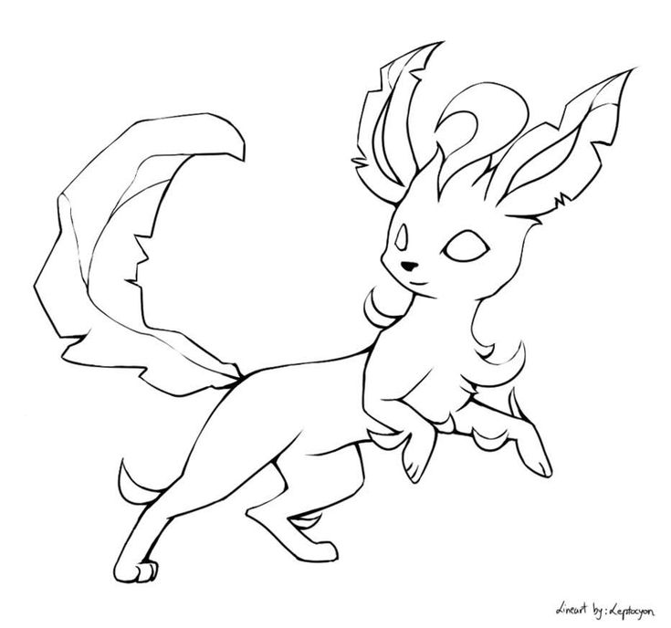 Leafeon-kleurplaat-gratis-4