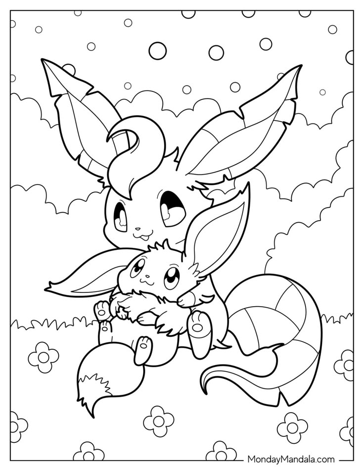 Leafeon-kleurplaat-gratis-6