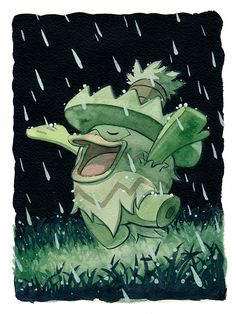 Ludicolo-kleurplaat-gratis-11