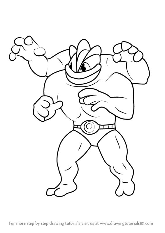 Machamp-kleurplaat-gratis-1