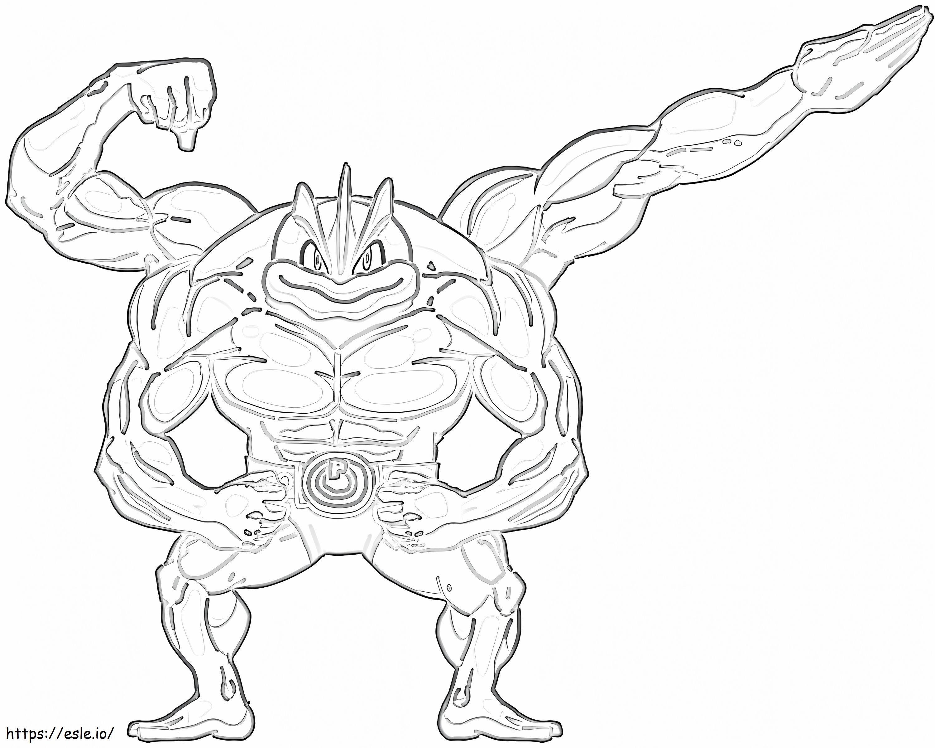 Machamp-kleurplaat-gratis-11