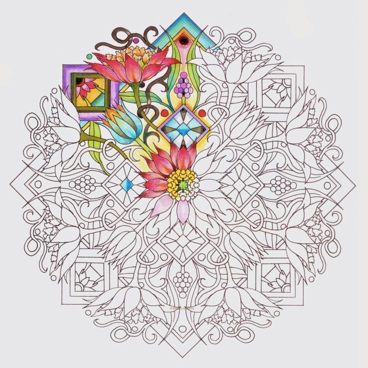 Mandalas van Egyptische kunst-kleurplaat-gratis-12