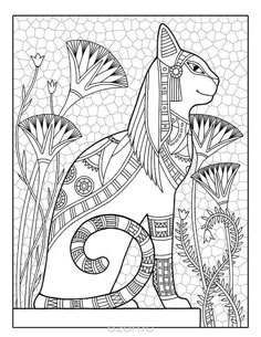 Mandalas van Egyptische kunst-kleurplaat-gratis-14