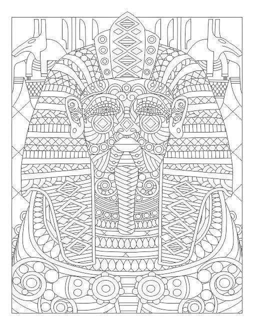 Mandalas van Egyptische kunst-kleurplaat-gratis-9