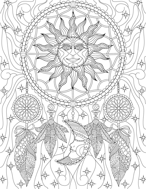 Mandalas van dromenvangers-kleurplaat-gratis-3