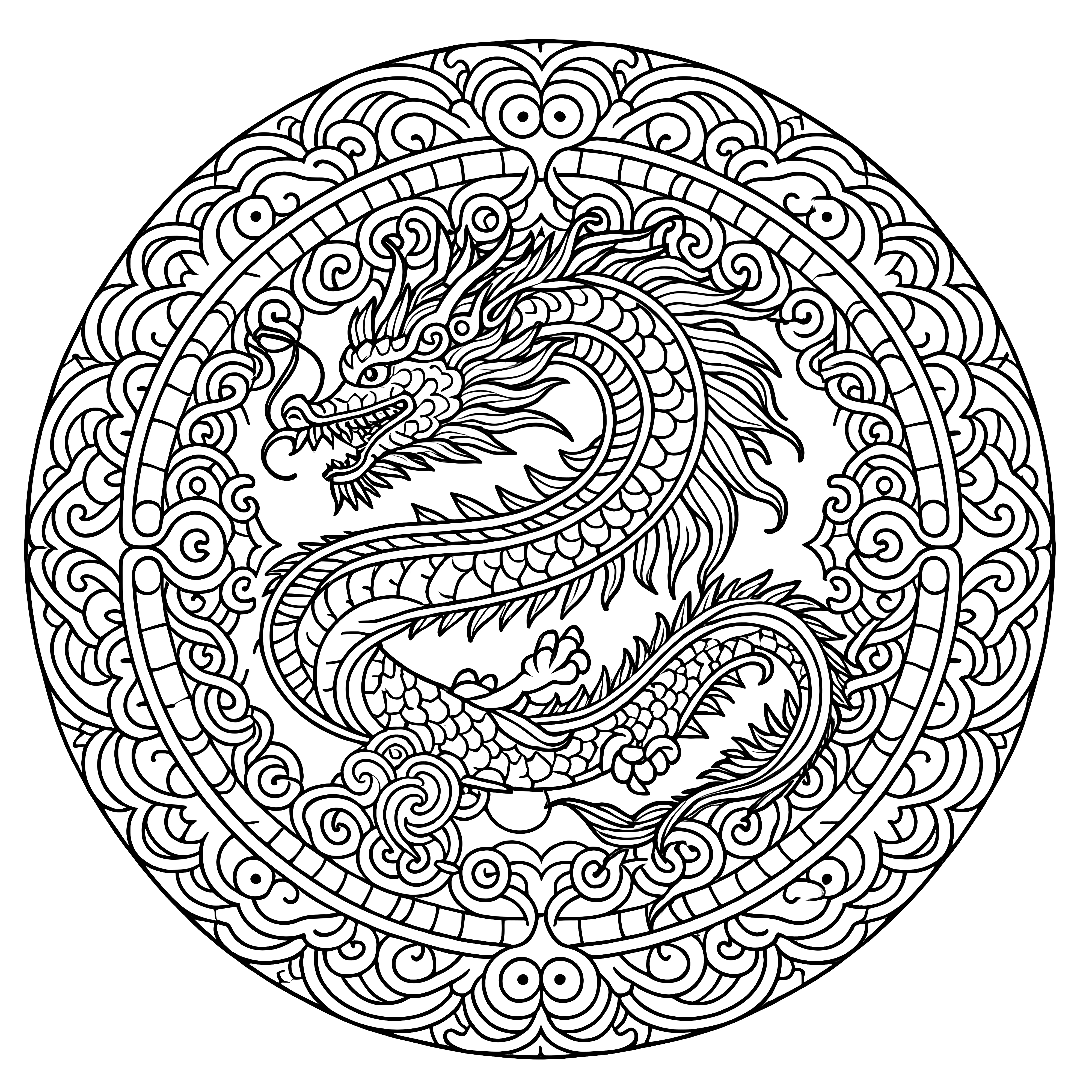 Mandalas van fantasiedieren-kleurplaat-gratis-15