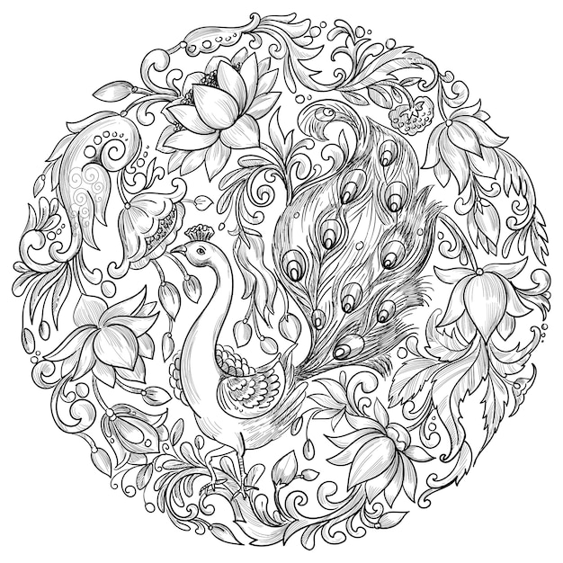 Mandalas van goden en mythologie-kleurplaat-gratis-9