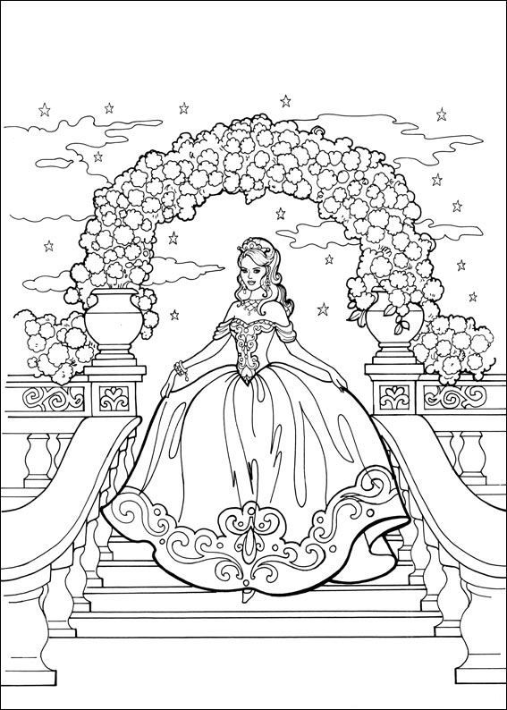 Mandalas van prinsessen en kastelen-kleurplaat-gratis-1