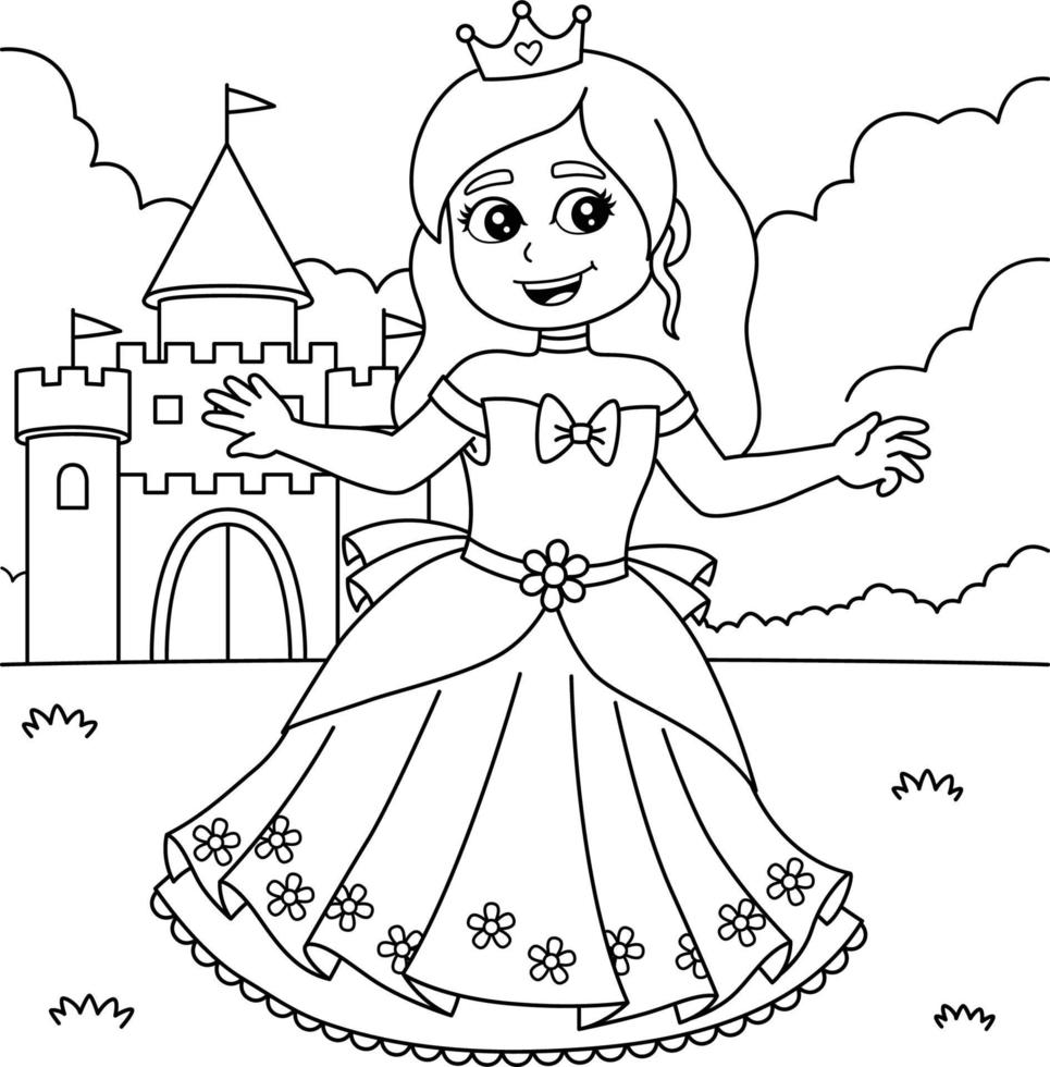 Mandalas van prinsessen en kastelen-kleurplaat-gratis-4