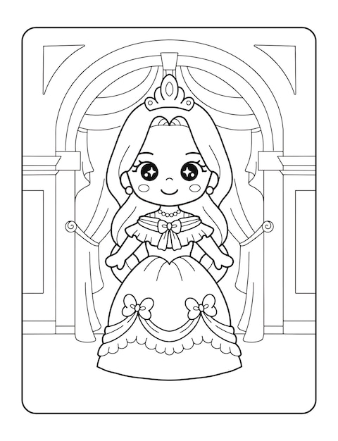 Mandalas van prinsessen en kastelen-kleurplaat-gratis-5