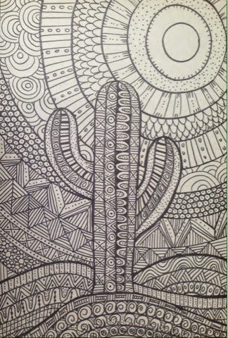 Mandalas van woestijnen en cactussen-kleurplaat-gratis-4